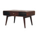 Curved Coffee Table - Walnut