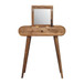 Mini Round Dressing Table - Oak