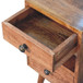 Mini Classic Multi Bedside Table - Caramel