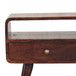 Curved Media Unit - Walnut