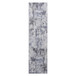 Payas - 2' X 8' Abstract Runner Rug - Gray / Denim