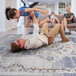 Payas - 2' X 3' Medallion Area Rug - Cream / Gold