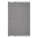 Guros - 4' X 6' Geometric Indoor / Outdoor Area Rug - Gray / White