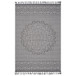 Guros - 5' X 7' Medallion Indoor / Outdoor Area Rug - Gray / White