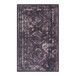 Maval - 2' X 3' Washable Area Rug - Black / Burgundy