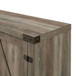 Farmhouse Barn Door TV Stand For TVs Up To 65" - Gray Wash