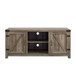Farmhouse Barn Door TV Stand For TVs Up To 65" - Gray Wash