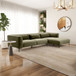 Laley - Right Facing L-Shaped Sectional - Green