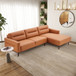 Ella - L-Shaped Right Sectional Couch - Cognac