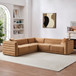 Solo - Corner Sectional Sofa - Cognac
