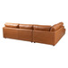 Glander - Sectional Left Sofa - Cognac