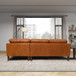 Juno - Sectional Right Waxy Sofa - Cognac