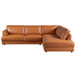 Glander - Sectional Right Sofa - Cognac
