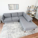 Benson - Sectional Sofa Right Facing Chaise - Gray