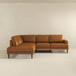Corbin - Left Facing Sectional Sofa - Tan