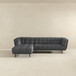 Addison - Left Sectional Sofa - Ash Gray