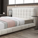 Hudson - King Bed - Ivory