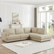 Glander - Sectional Sofa Right Facing - Cream