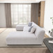 Audrey - U Shape Corner Sofa - Cream