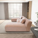 Audrey - U Shape Corner Sofa - Peach