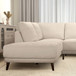 Amara - Left Sectional Sofa - Cream