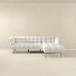 Addison - Right Sectional Sofa - Cream