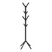 Free Standing Coat Rack 8 Hooks For Entryway - Black