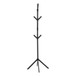 Free Standing Coat Rack 8 Hooks For Entryway - Black
