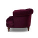 La Rosa - Victorian Tufted Upholstered Accent Chair - Burgundy