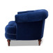 La Rosa - Victorian Tufted Upholstered Accent Chair - Navy Blue