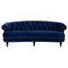 La Rosa - Victorian Chesterfield Tufted Sofa - Navy Blue