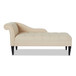 Harrison - Tufted Roll Arm Chaise Lounge - Beige