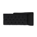 Harrison - Tufted Roll Arm Chaise Lounge - Jet Black