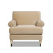 Alana Lawson - Accent Arm Chair Metal Casters - Fawn Brown