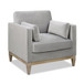Knox - Modern Farmhouse Arm Chair - Opal Gray