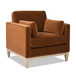 Knox - Modern Farmhouse Arm Chair - Burnt Orange