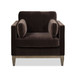 Knox - Modern Farmhouse Arm Chair - Deep Brown