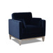 Knox - Modern Farmhouse Arm Chair - Dark Navy Blue