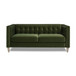 James - Modern Tuxedo Sofa - Olive Green