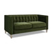 James - Modern Tuxedo Sofa - Olive Green