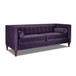 Jack - Modern Tuxedo Tufted Sofa - Purple