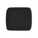 Bridge - Arched Upholstered Footstool Ottoman - Ebony Black