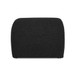 Bridge - Arched Upholstered Footstool Ottoman - Ebony Black
