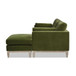 Knox - Modern Farmhouse Reversible Chaise Sectional Sofa - Green