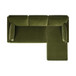 Knox - Modern Farmhouse Reversible Chaise Sectional Sofa - Green