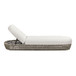 Willow - Sunbrella Upholstered Patio Lounger - Wheat Beige