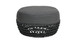 Willow - Round Upholstered Patio Ottoman - Graphite Gray / Black