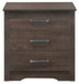 Contemporary Nightstand - Wenge