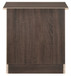 Contemporary Nightstand - Wenge