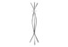Free Standing Coat Rack 3 Hooks For Entryway - Silver